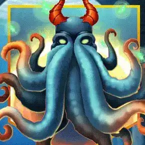 Crash Games logo of Cthulhu from KA Gaming at Candyland
