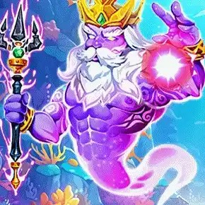 Poseidon's Secret 2 slot logo by KA Gaming at Candyland