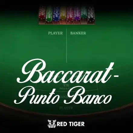 Punto Banco logo – Table Games by Red Tiger Gaming at Candyland
