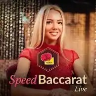 Speed Baccarat A logo by Evolution at Candyland