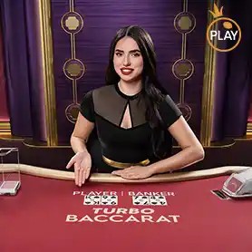 Turbo Baccarat slot logo by Pragmatic Play at Candyland